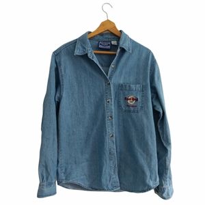 Hard Rock Cafe Hollywood Chambray Shirt